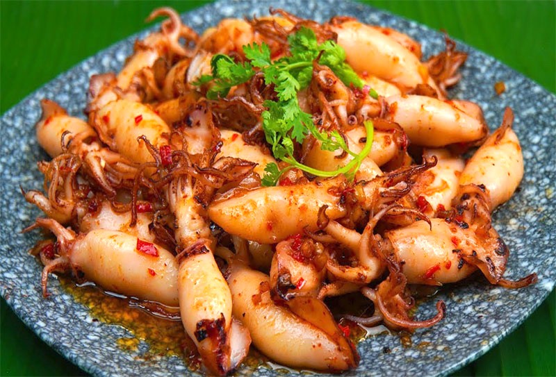 Mực nhảy Quảng Bình