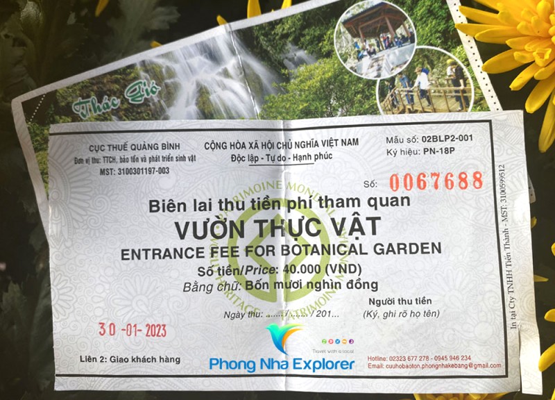 Vé Vườn Thực Vật 2023
