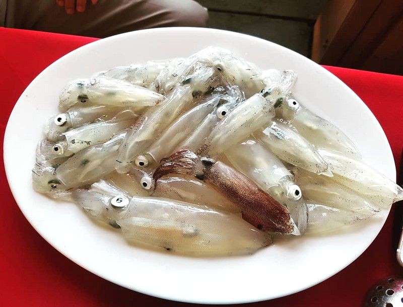 Mực nhảy Quảng Bình
