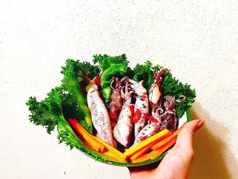 Mực nhảy Quảng Bình