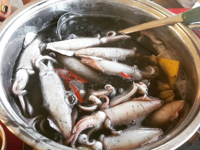 Mực nhảy Quảng Bình