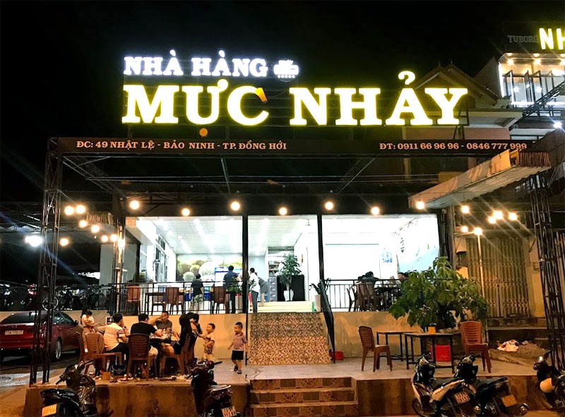 Mực nhảy Quảng Bình