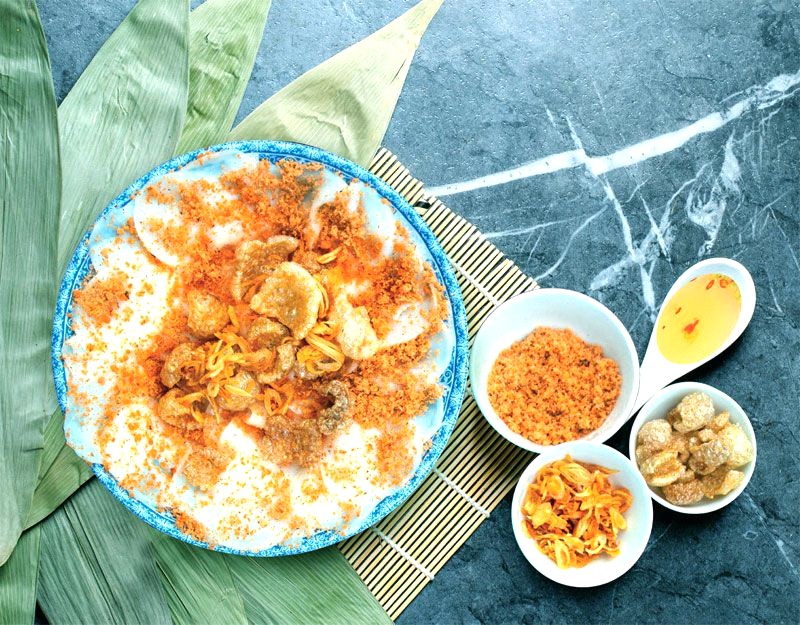 bánh bèo Quảng Bình gạo xay