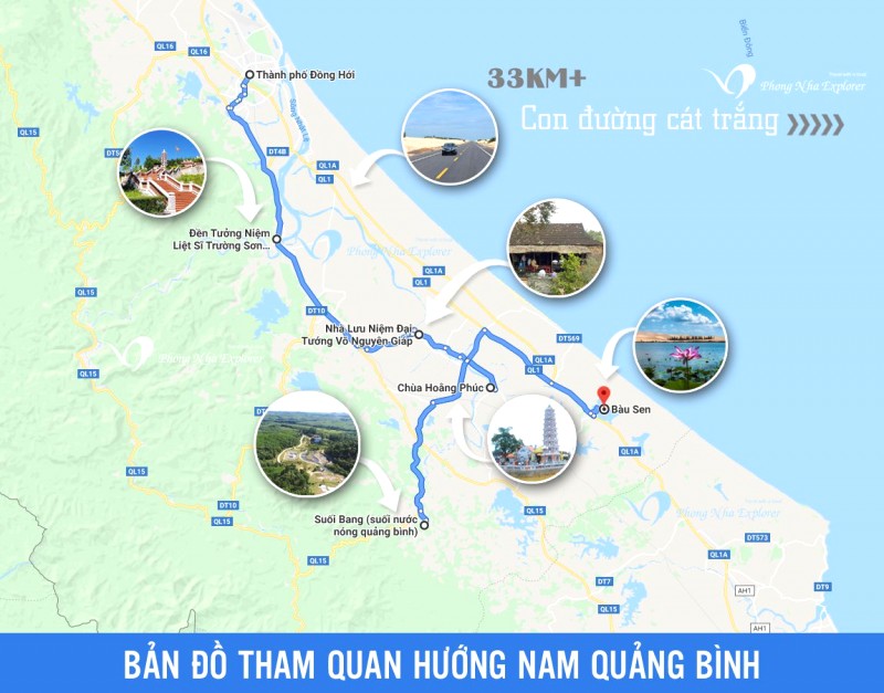 Khám phá Quảng Bình - Bản đồ du lịch cập nhật mới