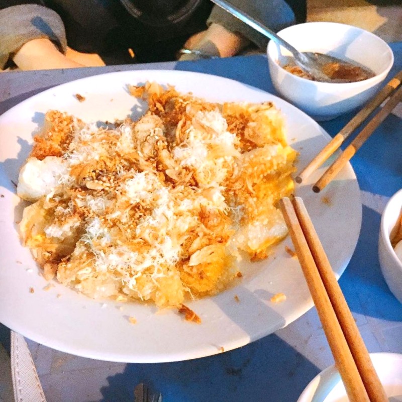 Xôi chiên chà bông ở Đồng Hới