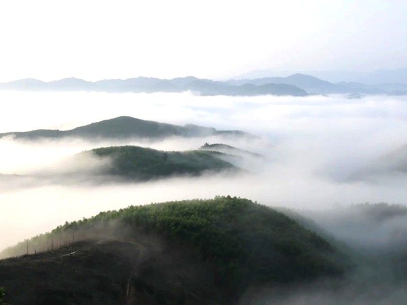 Núi Giăng Màn thuộc dãy Bắc Trường Sơn.