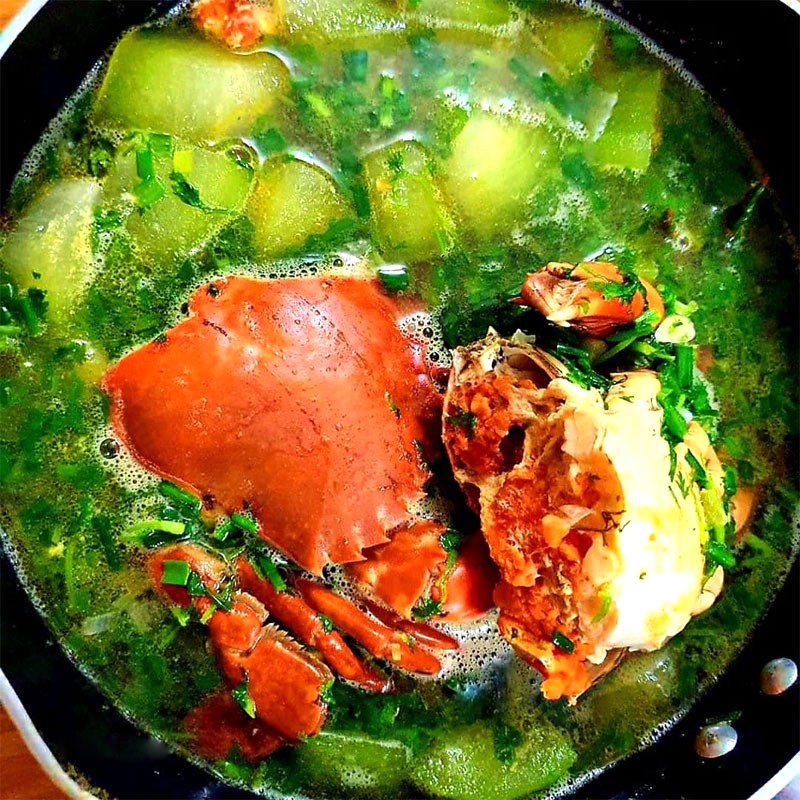 Canh cua đồng bí đao, đặc sản Quảng Bình.