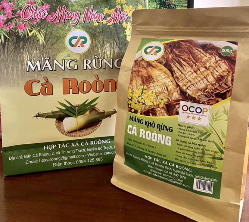 Đặc sản Quảng Bình: Măng rừng khô Cà Roòng