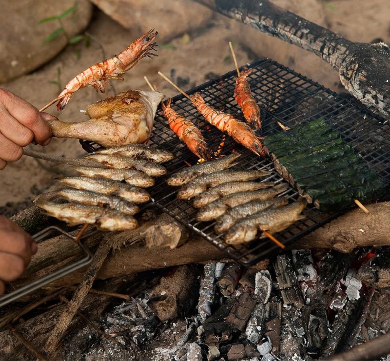 Thịt cá thơm ngon, săn chắc.