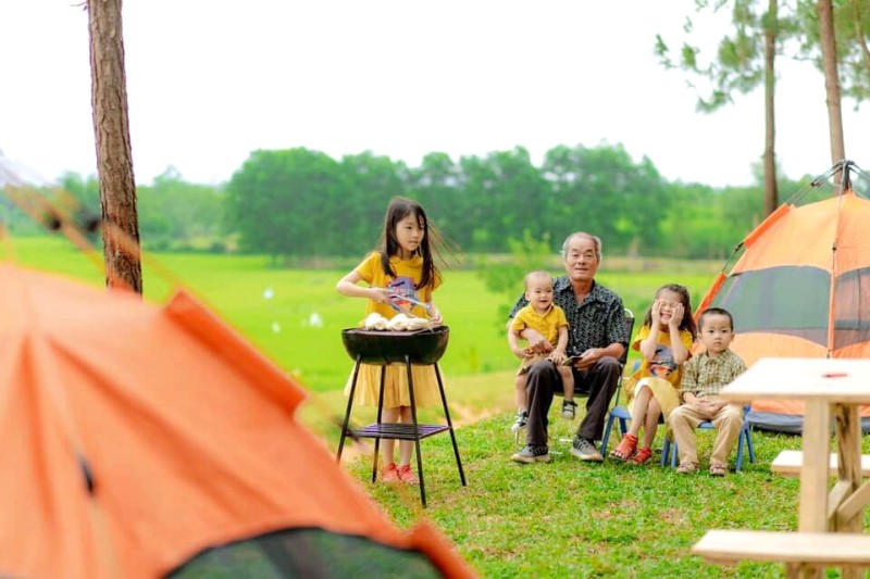 Trại đẹp Đồi Mây Trắng, Quảng Bình.