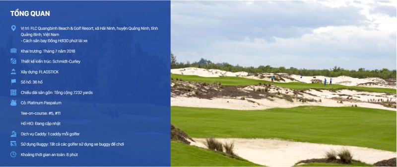 Sân Golf FLC Quảng Bình: Lớn nhất Đông Nam Á.