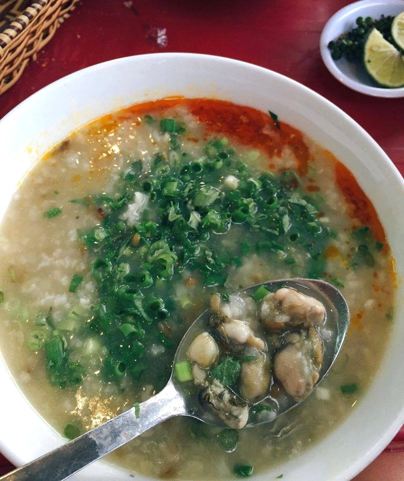 Cháo hàu Quảng Bình