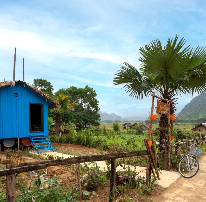 Nhà nổi chống lũ tiện nghi