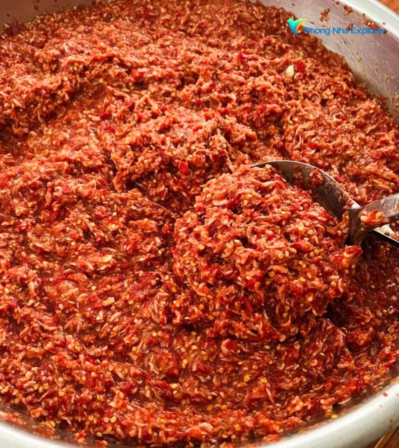 Trộn nhút tép Lệ Thủy