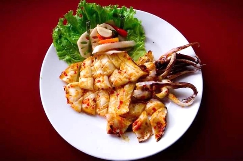 Mực một nắng Quảng Bình