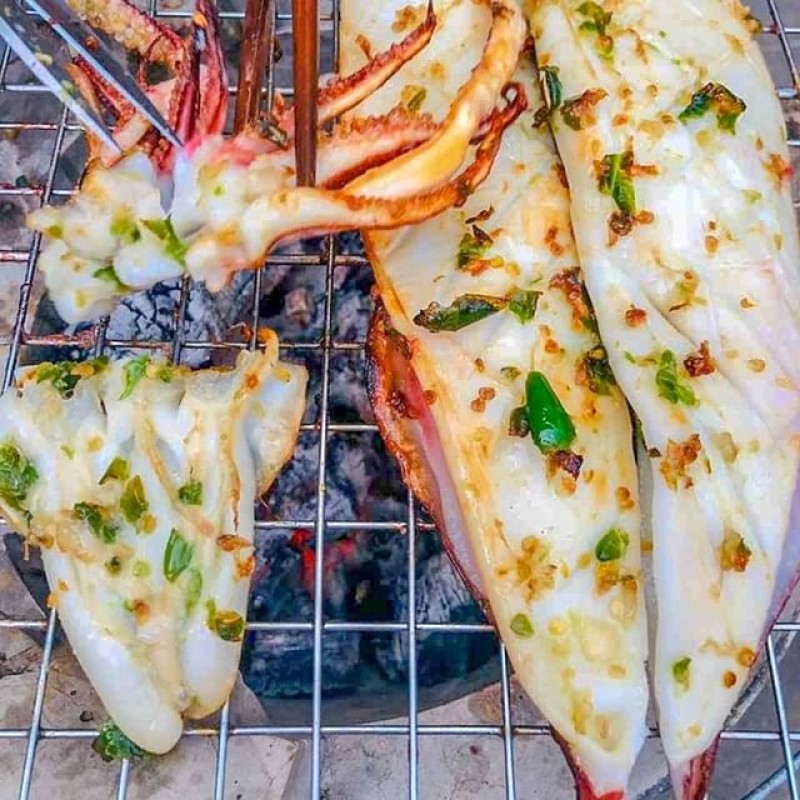 Mực một nắng Quảng Bình