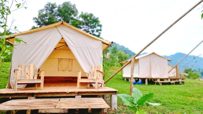 Phong Nha Glamping: Cắm trại tuyệt đẹp Quảng Bình
